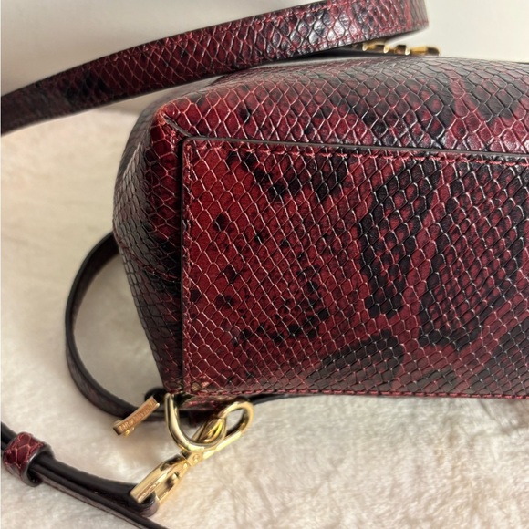 Michael Kors Mott Chain Python Mini Convertible Backpack - Picture 7 of 12